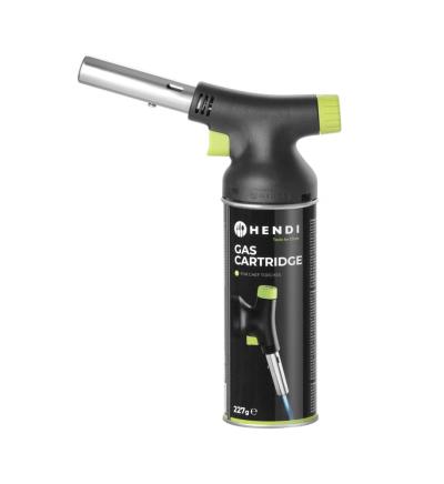 HENDI Jet brener za šefove – komplet s kartušom, HENDI, designed by Robert Bronwasser, 175x68x(H)260mm
