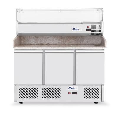Pult za picu sa troja vrata i rashladnim displejom 380 + 40L, Arktic, 254L, 230V/400W, 1400x700x(H)1491mm