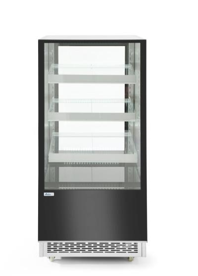 Hlađena vitrina za izlaganje sa 3 police sa nagibom, Arktic, 300L, 230V/480W, 650x833x(H)1460mm