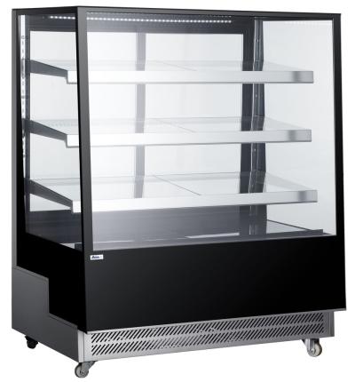 Providna rashladna vitrina sa 3 kose police, Arktic, 650L, Crna, 230V/490W, 1200x833x(H)1460mm