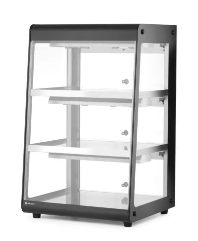 Grejani pultni display, HENDI, Crna, 220-240V/500W, 472x447x(H)775mm