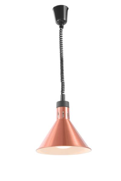 Konusna toplotna lampa sa podesivom dužinom, HENDI, Bakrena, 230V/250W, ⌀275x(H)250mm