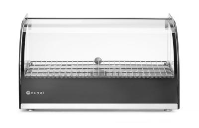 Grejani pultni display, HENDI, Jedan nivo, Crna, 220-240V/800W, 554x376x(H)311mm