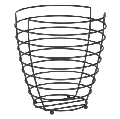 Korpa za voće crna, HENDI, ⌀230x(H)250mm