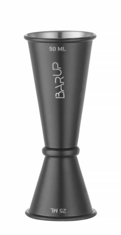 Jiger 25/50 ml, BarUp, Crna, ⌀44x(H)110mm