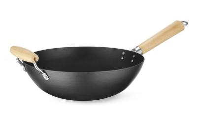 Wok s drvenom drškom, HENDI, ⌀324x565mm
