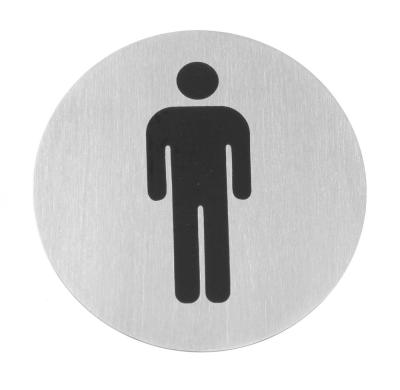 Oznake za vrata, HENDI, muškarci, ⌀75mm