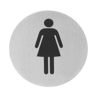 Oznake za vrata, HENDI, žene, ⌀75mm