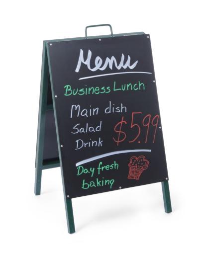 Ploča za pisanje samostojeća, HENDI, 500x550x(H)850mm