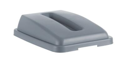 Poklopac s otvorom za kantu za otpad 60l, HENDI, Svetlosiva, 660x470x(H)30mm