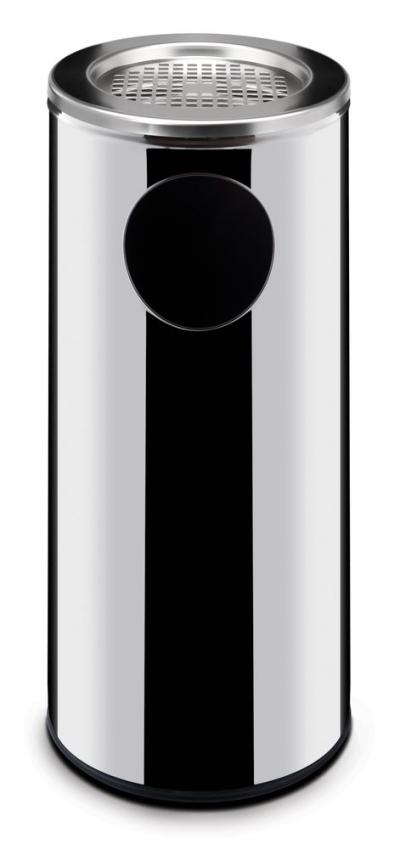 Samostojeća kanta za otpatke sa pepeljarom, HENDI, 33L, ⌀240x(H)660mm