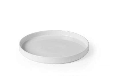 Tanjir s visokim rubom Oslo, HENDI, Oslo, Bela, ⌀240x(H)26mm