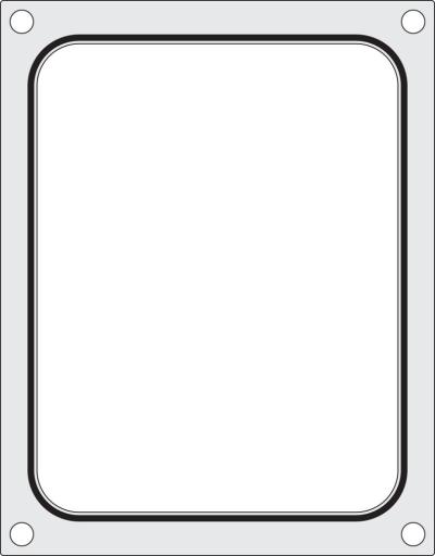 Matrica za zaptivanje posuda, HENDI, spremnik 227x178 mm