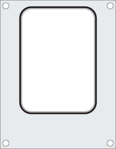 Matrica za zaptivanje posuda, HENDI, spremnik 187x137 mm