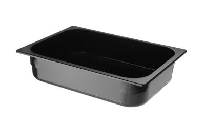 Posuda za sladoled od polikarbonata, HENDI, 5L, Crna, 360x250x(H)80mm