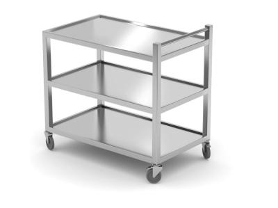 Kolica za posluživanje sa 3 police – zavarena, HENDI, 800x500x(H)950mm