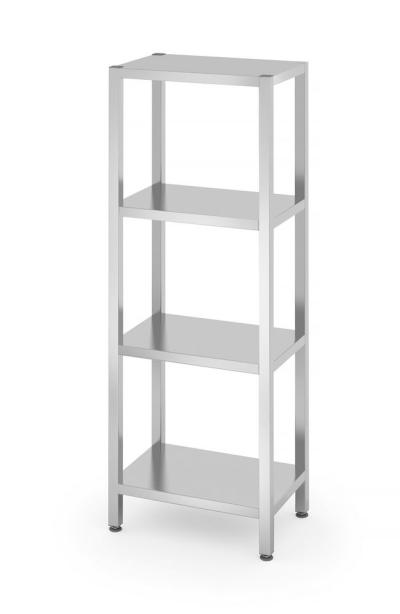 Stalaža za odlaganje sa 4 police – za samosklapanje, HENDI, Kitchen Line, 600x400x(H)1800mm