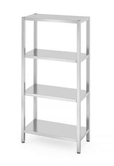 Stalaža za odlaganje sa 4 police – za samosklapanje, HENDI, Kitchen Line, 800x400x(H)1800mm
