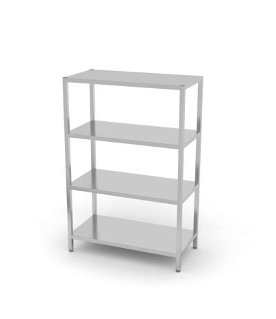 Stalaža za odlaganje sa 4 police – za samosklapanje, HENDI, Kitchen Line, 1000x400x(H)1800mm