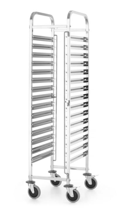 Transportna kolica za 15x GN 1/1, HENDI, Kitchen Line, GN 1/1, Srebrna, 380x550x(H)1705mm