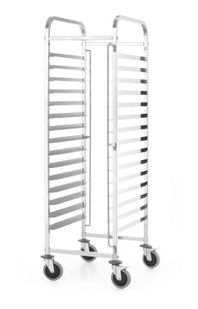 Kolica za čišćenje 15 x 600 x 400 mm, HENDI, Kitchen Line, Srebrna, 470x620x(H)1735mm