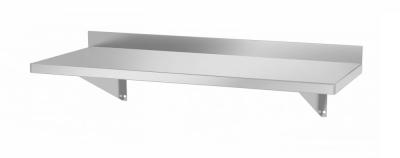 Zidna polica, sa dva čelična nosača, HENDI, 800x300x(H)250mm