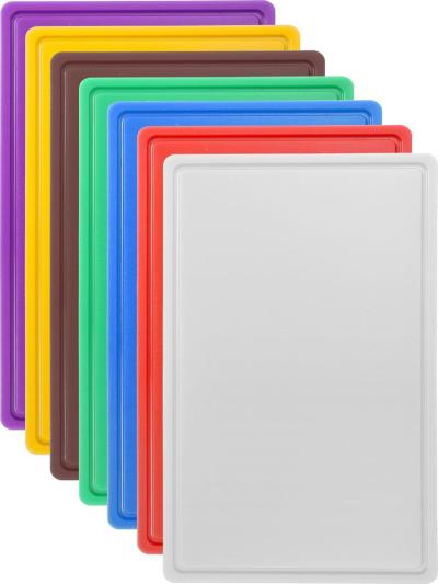 Daska za sečenje HACCP Gastronorm 1/1, HENDI, GN 1/1, Crna, 530x325mm