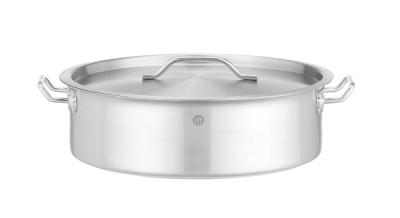 Lonac za dinstanje s poklopcem, HENDI, 15,8L, ⌀380x(H)139mm