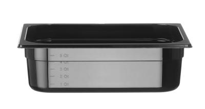 Gastronorm spremnik 1/2, HENDI, Profi Line, GN 1/2, 6,5L, Crna, 325x265x(H)100mm