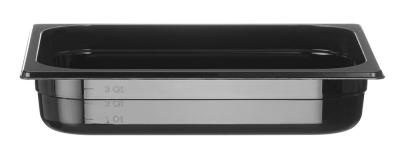 Gastronorm posuda 1/2, HENDI, Profi Line, GN 1/2, 4L, Crna, 325x265x(H)65mm