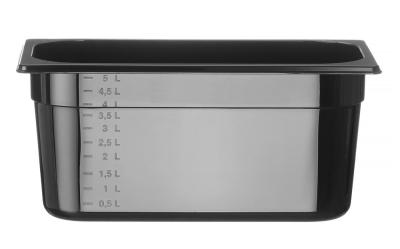 Gastronorm spremnik 1/3, HENDI, Profi Line, GN 1/3, 5,7L, Crna, 325x176x(H)150mm