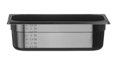 Gastronorm posuda 1/3, HENDI, Profi Line, GN 1/3, 4L, Crna, 325x176x(H)100mm