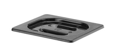 Gastronorm poklopac, HENDI, GN 1/6, Crna, 176x162mm
