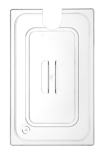 Gastronorm poklopac s otvorom za Sous-vide štap, HENDI, GN 1/1, Providno, 530x325mm