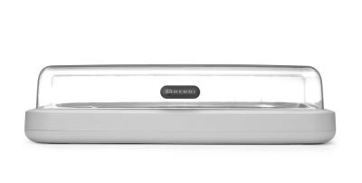 Rashladni display UNIQ, HENDI, designed by Robert Bronwasser, GN 1/1, Bela, 593x389x(H)147mm