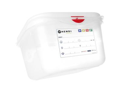 Spremnik GN 1/6 polipropilen, HENDI, GN 1/6, 2,6L, Providno, 176x162x(H)150mm