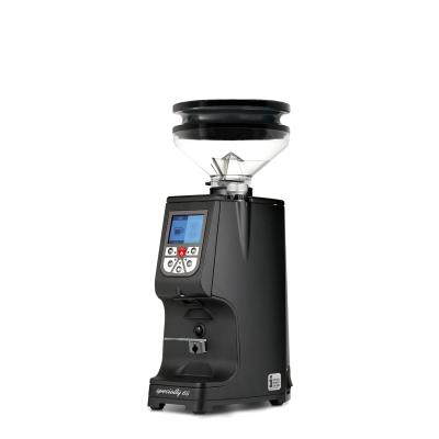 Eureka Atom Specialty 65 Black Coffee Grinder - Top - Diamond - Blow Up Short Hopper - 220 V