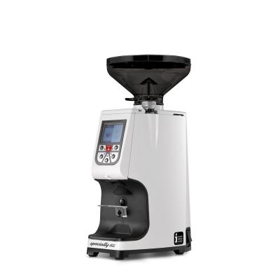 Eureka Atom Specialty 65 White Coffee Grinder - Elite - White - Short Smoked Hopper - 110 V