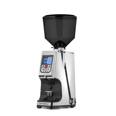 Eureka Atom Specialty 65 Chrome Coffee Grinder - Chrome - Tall Smoked Hopper - 110 V