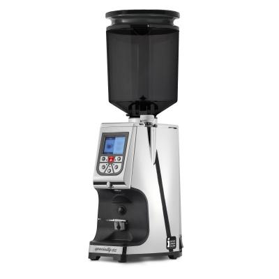 Eureka Atom Specialty 65 Chrome Coffee Grinder - Diamond - Chrome - Blow Up Tall Smoked Hopper - 110 V