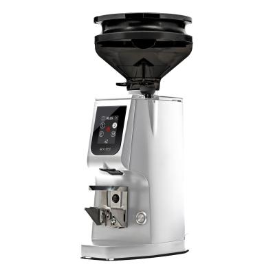 Eureka Atom Excellence 65 Coffee Grinder - Precision & Speed - Diamond - Chrome - Blow Up Short Smoked Hopper - 220 V