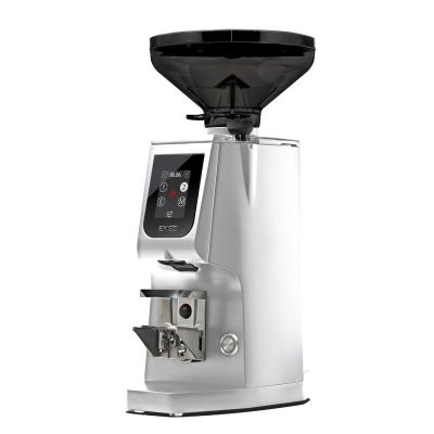 Eureka Atom Excellence 65 Coffee Grinder - Precision & Speed - Diamond - Chrome - Short Smoked Hopper - 220 V