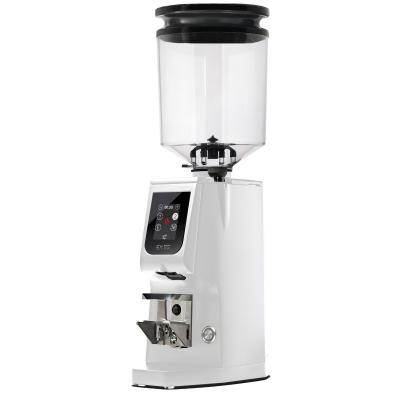 Eureka Atom Excellence 65 Coffee Grinder - Precision & Speed - Diamond - White - Blow Up Tall Hopper - 220 V