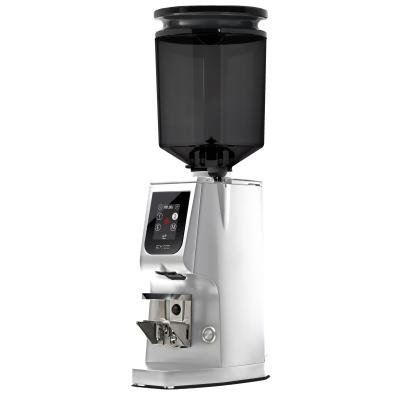 Eureka Atom Excellence 65 Coffee Grinder - Precision & Speed - Red Speed - Chrome - Blow Up Tall Smoked Hopper - 220 V