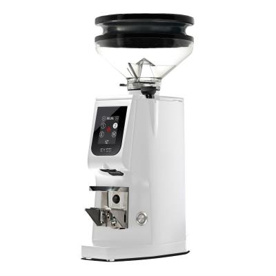 Eureka Atom Excellence 65 Coffee Grinder - Precision & Speed - Red Speed - White - Blow Up Short Hopper - 220 V