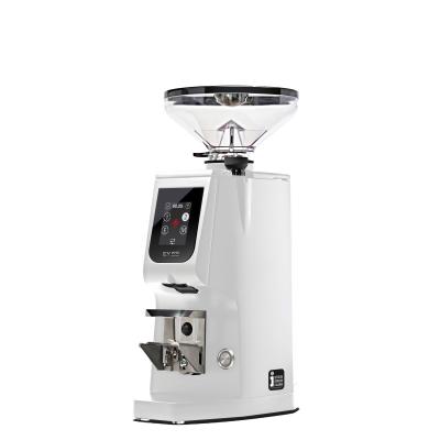 Eureka Atom Excellence 65 Coffee Grinder - Precision & Speed - Titanium - White - Short Hopper - 220 V