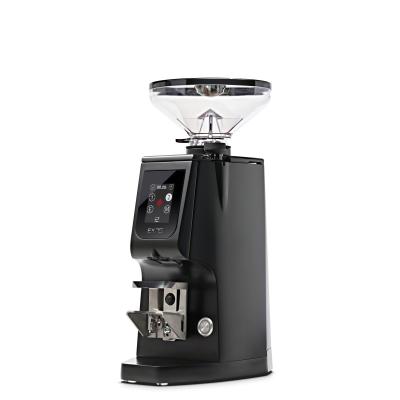 Eureka Atom Excellence 75 Coffee Grinder - High Efficiency - Titanium - Black - Blow Up Short Smoked Hopper - 110 V