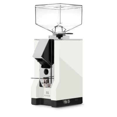 Eureka Mignon Silenzio 55 Coffee Grinder - Quiet & Precise - White - 16cr - 110 V