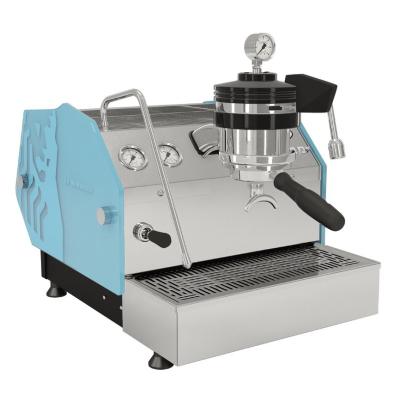 La Marzocco GS3 MP Espresso Machine - Professional - Blue Glass Side Panels - 220 V