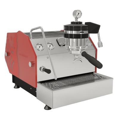 La Marzocco GS3 MP Espresso Machine - Professional - Red Glass Side Panels - 220 V